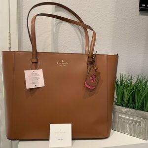 NWT Kate Spade Schuyler medium tote gingerbread